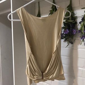 100% authentic Armani Collezioni tan tank